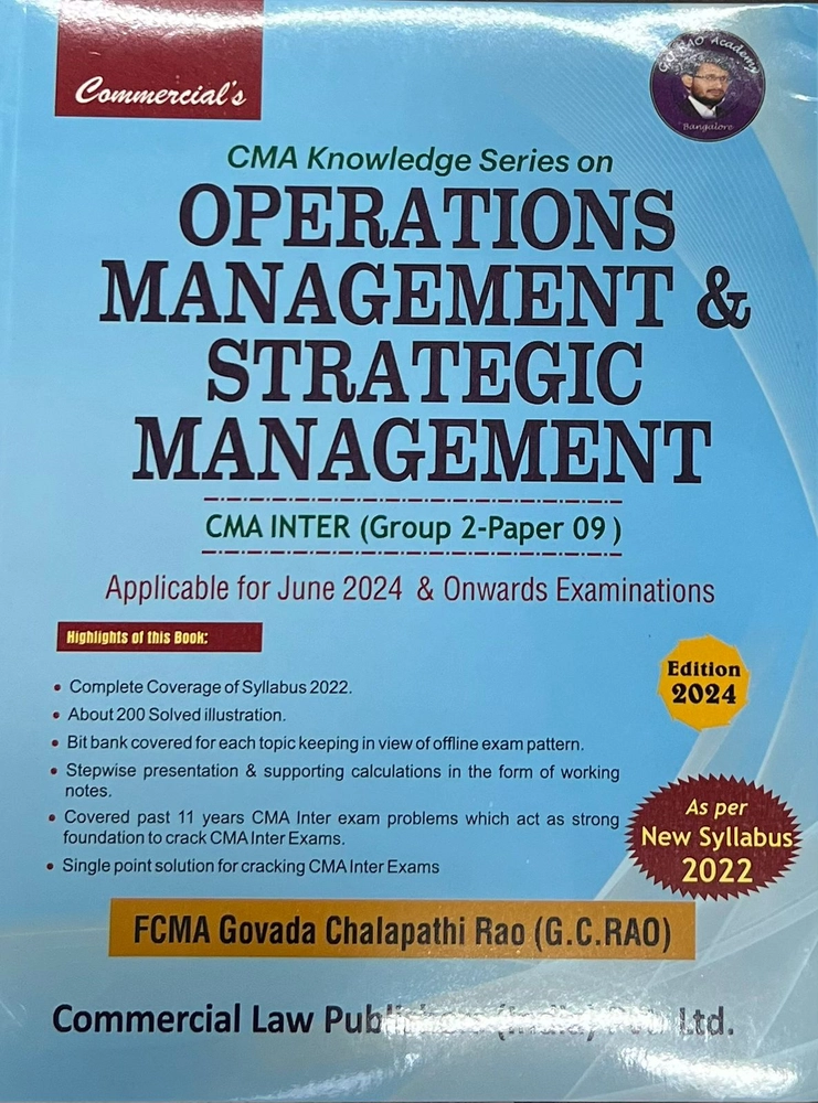 Cma Knowledge Series On Operations Management And Strategic Management