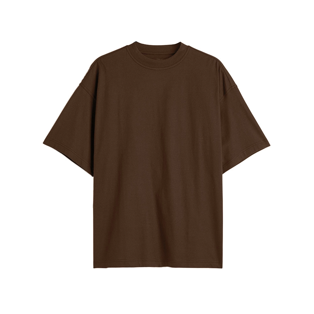 Coffee Brown Gsm French Terry Oversized T Shirt