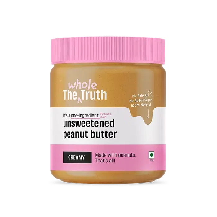 Creamy Unsweetened Peanut Butter The Whole Truth Foods