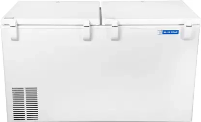 Blue Star L Double Door Standard Deep Freezer White Chfdd Mgpw