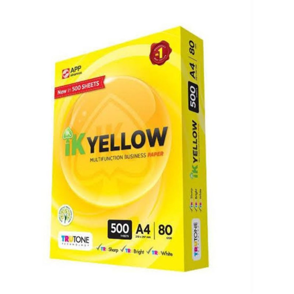 Empire Imports 20 lb. Colored Paper A4 Size 1 Ream 500 Sheets Yellow