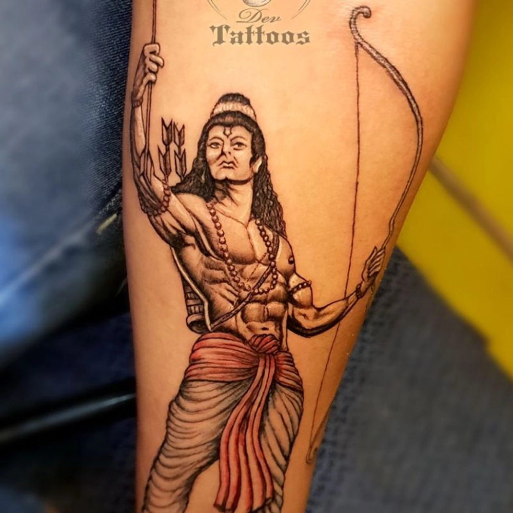 Shree Radhe Krishna tattoo design 😍 🔺Tattoo By :- @rohitarts2001 🔺For  booking :- 6396174347 🔺Address :- Kb-Complex-lower ground floor.… |  Instagram