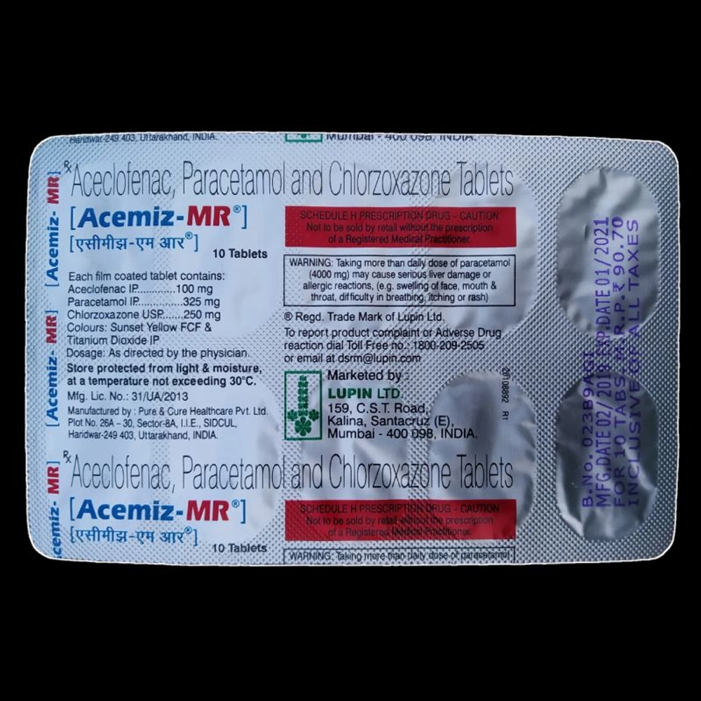 Buy Acemiz-MR online from Family Medical Store