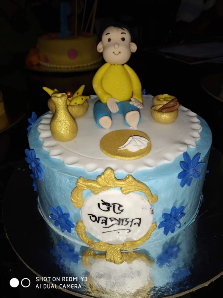 Annaprashan theme cake . . . . . . . #annaprashan #riceatingceremony #cake  #cakelove #cakeworld #cakedesign #wiltoncakes #dibrugarh #the... | Instagram
