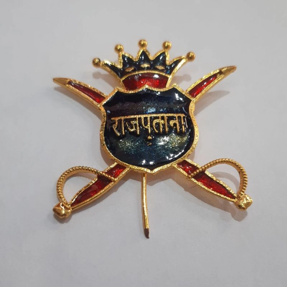 Vintage Brass sword Monogram Royal Rajputana Car Bike Emblem Decor. G29-89  at Rs 2400 in Jodhpur
