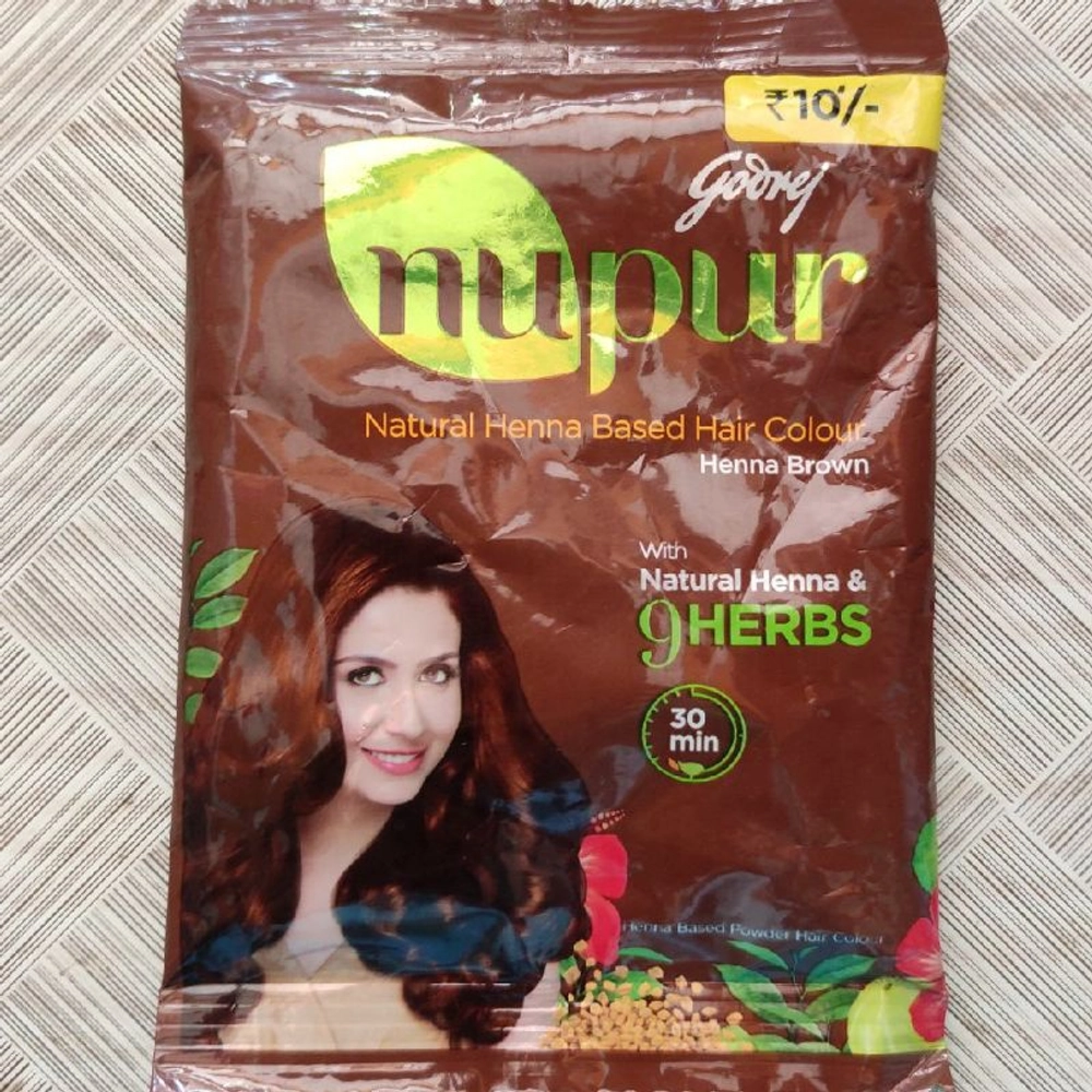 I Tried Godrej Nupur Henna on my Hair?🙀 | Nupur Henna Review + Demo | Best  Henna for Silky Hair 2021 - YouTube