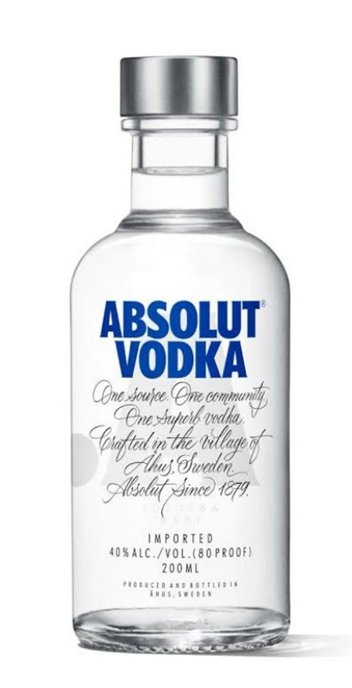 Buy Absolut vodka 200 m online from UNCLE'S WINE CELLAR -Goregaon