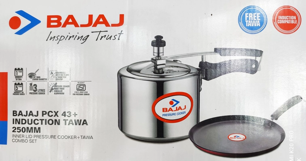 Bajaj non discount stick pressure cooker