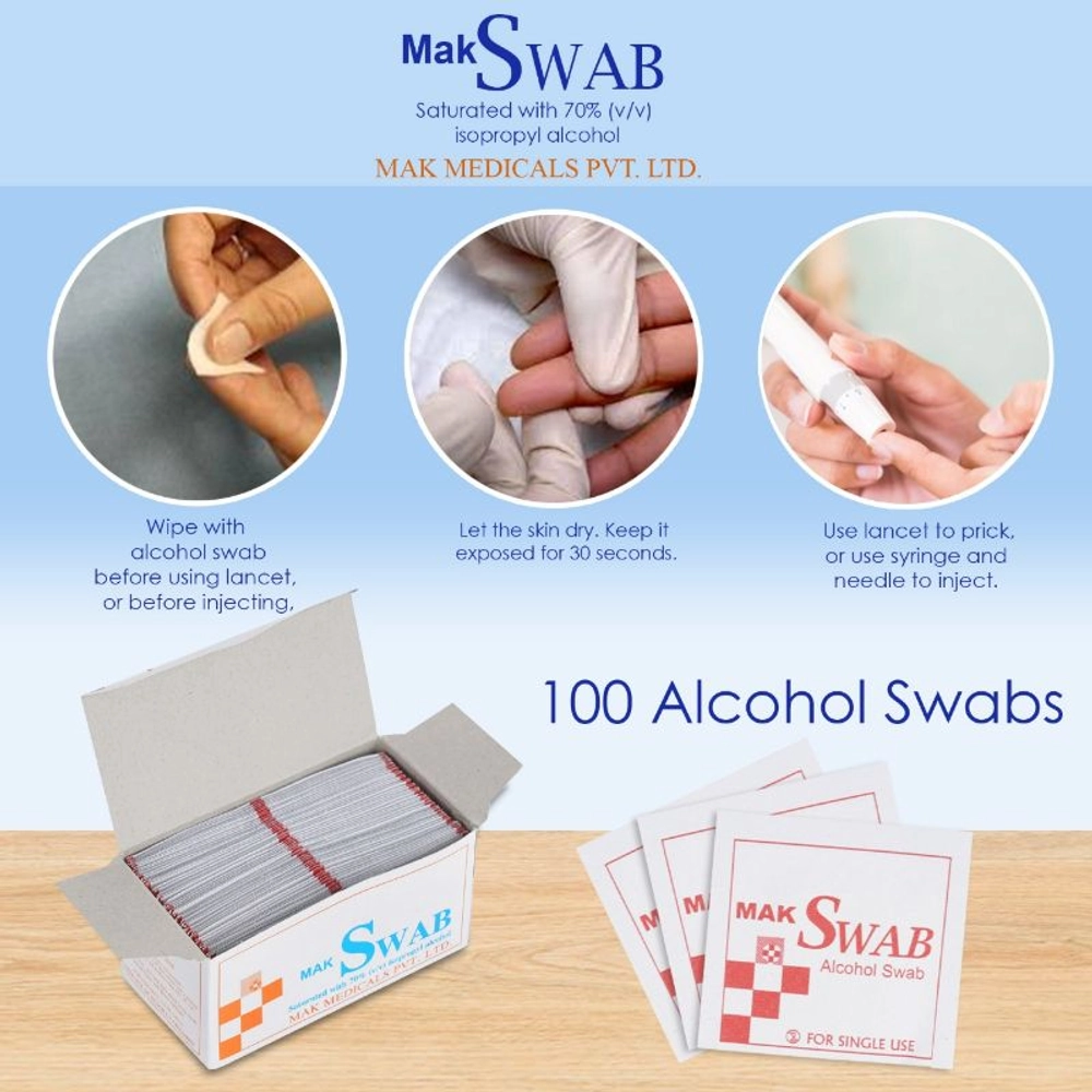 Alcohol swabs clearance india