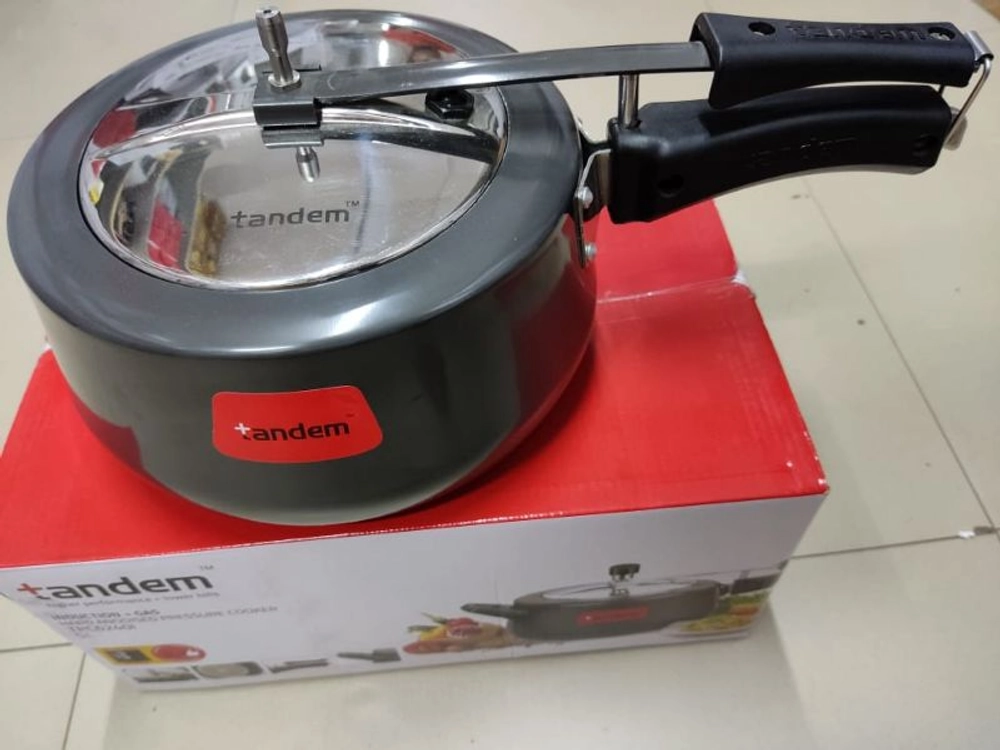 Buy Tandem Pressure Cooker 5 Ltr Hard Anodised online from Imphal Mart