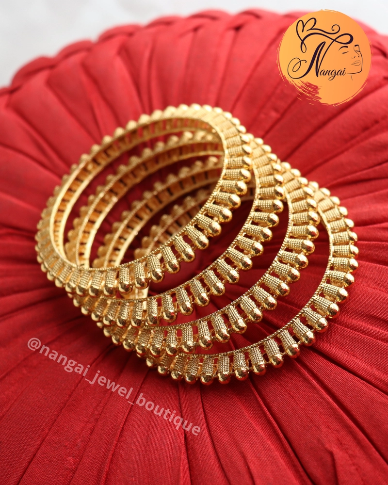Buy RFJ Kerala Traditional and Ethnic Green Nagapadam Palakka Open  Adjustable Kada Bangle Bracelet Gold Plated With Small Ruby Stone Designer  Model for Women & Girls (2.2) at Amazon.in