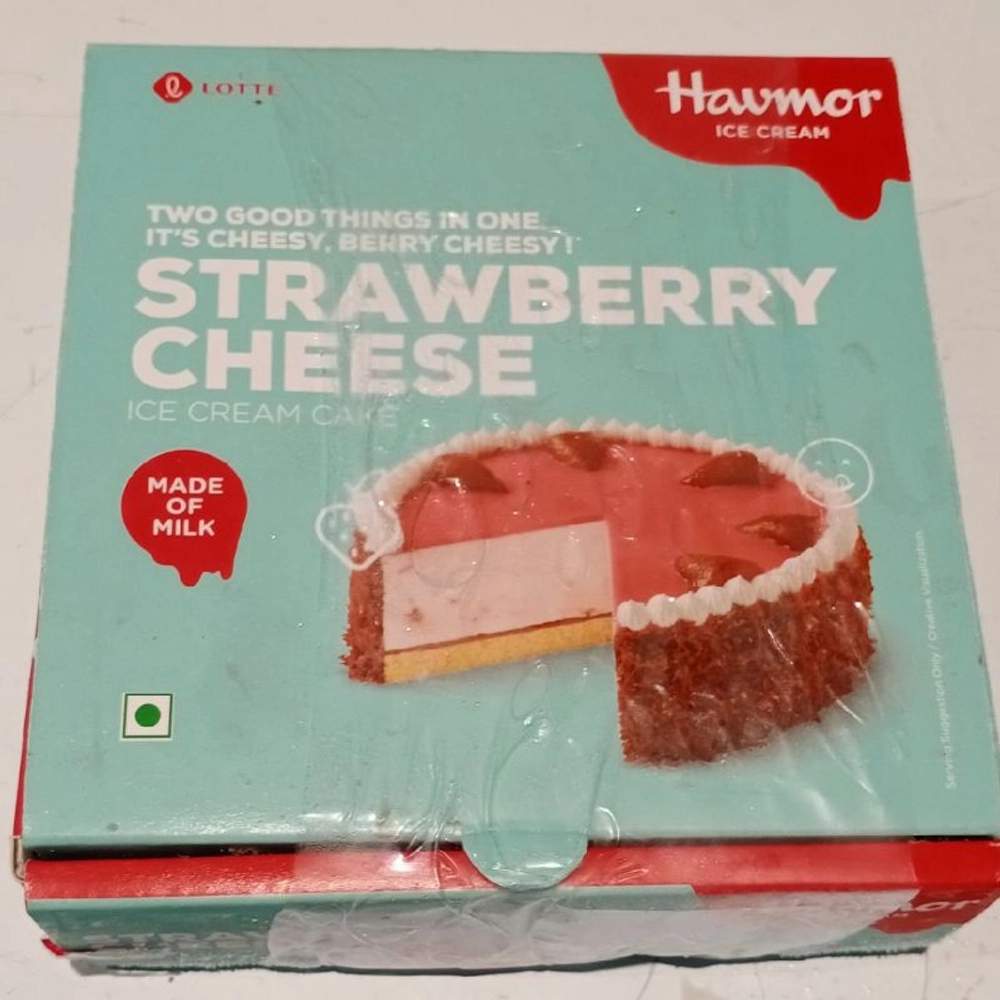 hoccoeatery UNBOXING HAVMOR COOKIES AND CREAM ICE CREAM CAKE. - YouTube