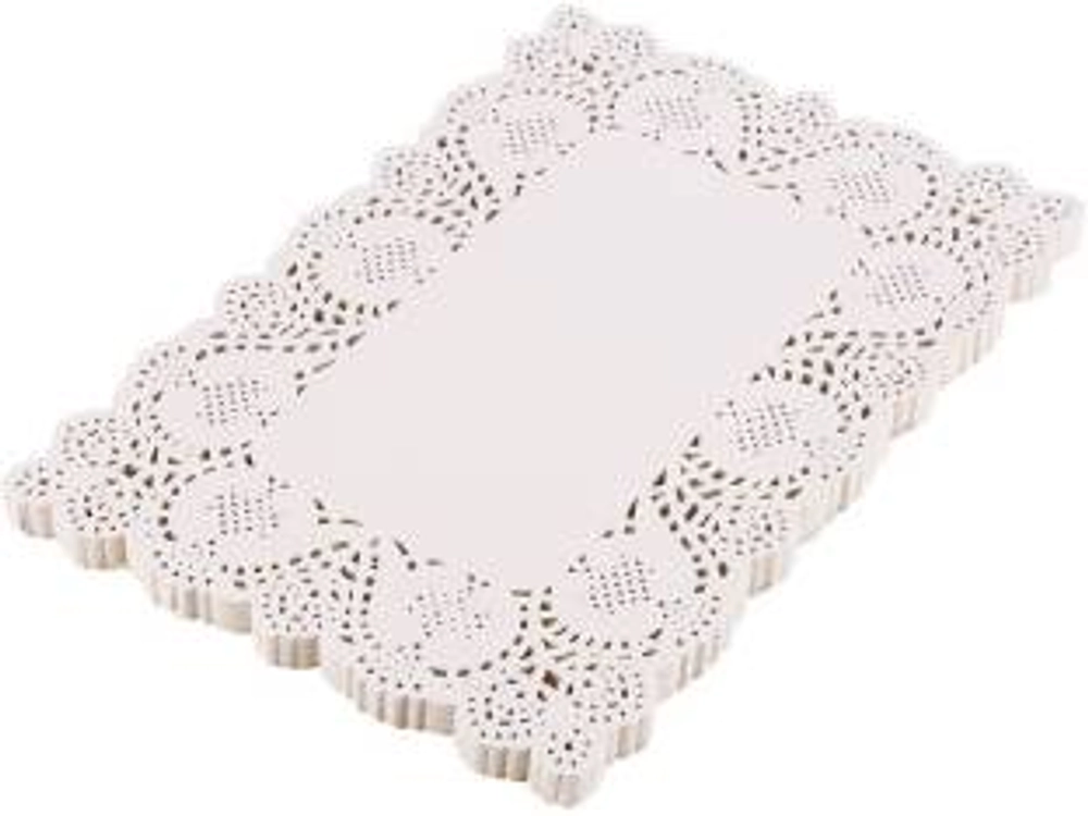  150 Pcs Assorted Sizes Paper Doilies 3 Sizes Rectangle Paper  Doilies White Doilies for Food Lace Paper Doilies for Table Wedding  Birthday Cakes Desserts Food Decoration, 10.24 x 7.48 Inches : Home &  Kitchen