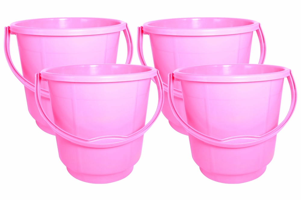 Wonder Bucket & Lid, Set of 2 Pcs, 18 Liters Bucket, Pink & Yellow Color 18  L Plastic Bucket Price in India - Buy Wonder Bucket & Lid, Set of 2 Pcs