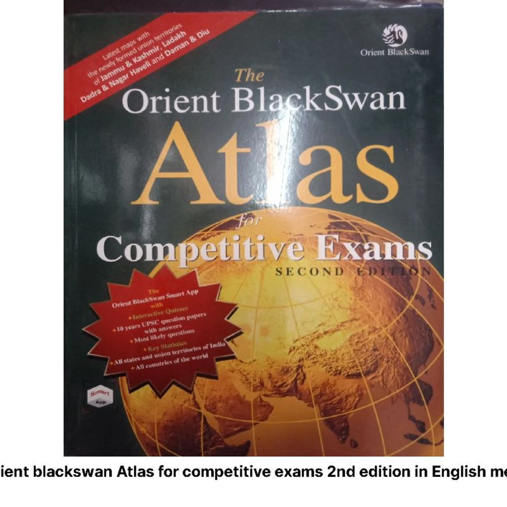 Buy the Orient blackswan Atlas for competitive exams 2nd edition