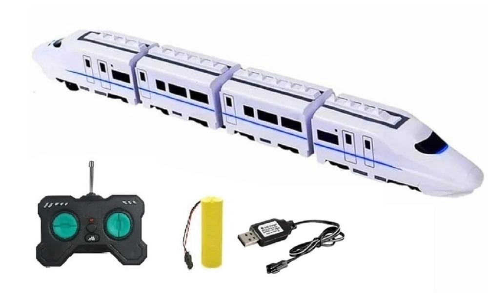 Rc Bullet Train Toy With Flash Light And Sound Effects