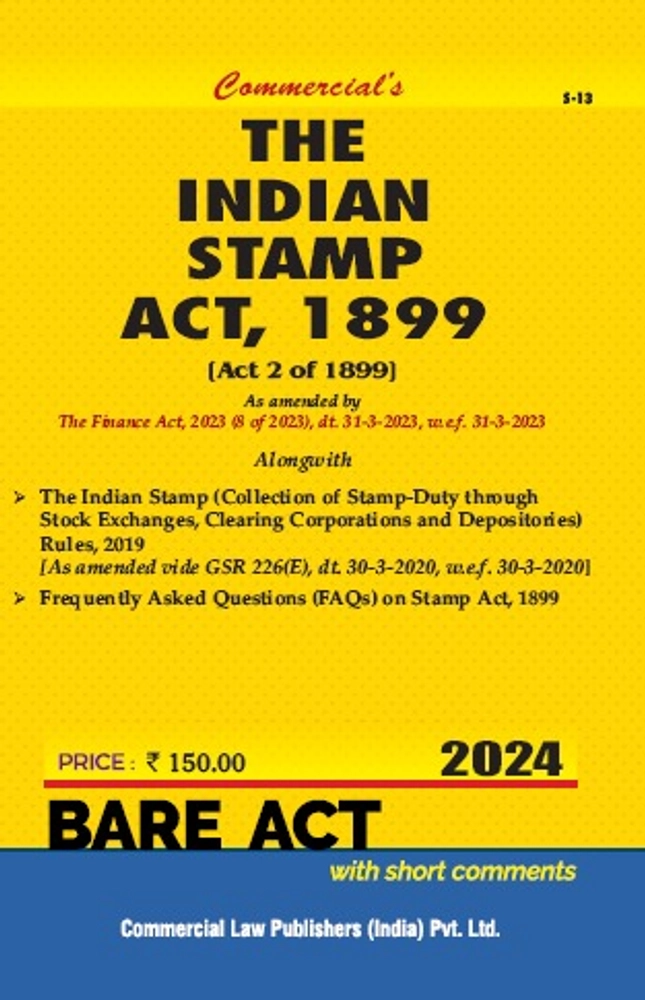 Indian Stamp Act 1899 As Amended By The Finance Act 2023 Bare Acts   240b4f6b 2cfb 46d0 B28f 9619e411a5a0 