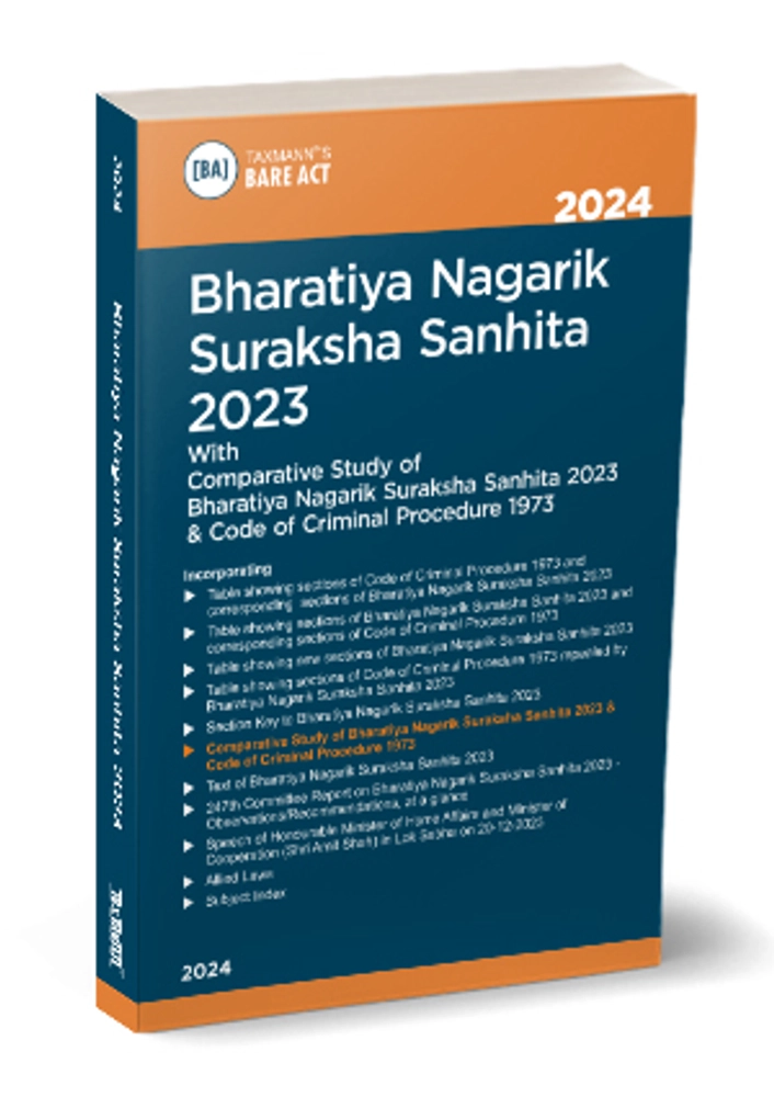 Bharatiya Nagarik Suraksha Sanhita 2023 | Taxmann Publication | 2023-2024