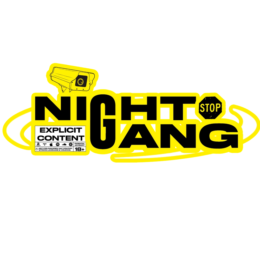 Night Gang Heavyweight Oversized T Shirts Streetwear