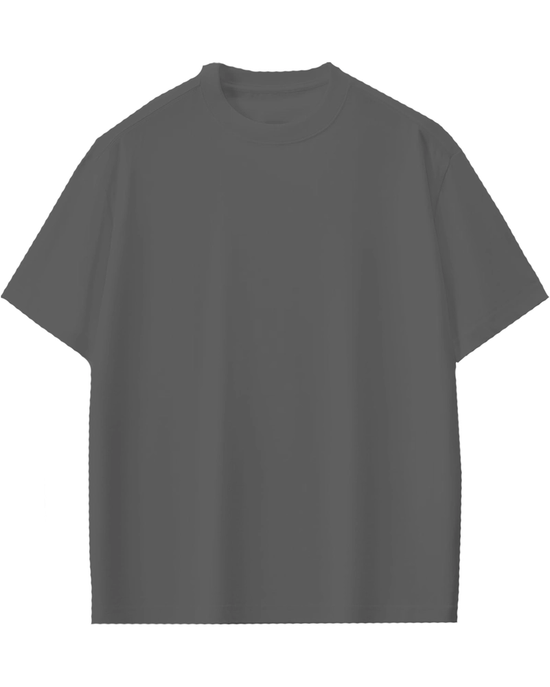 Grey 200 GSM Oversized T-shirt - Comfort & Style