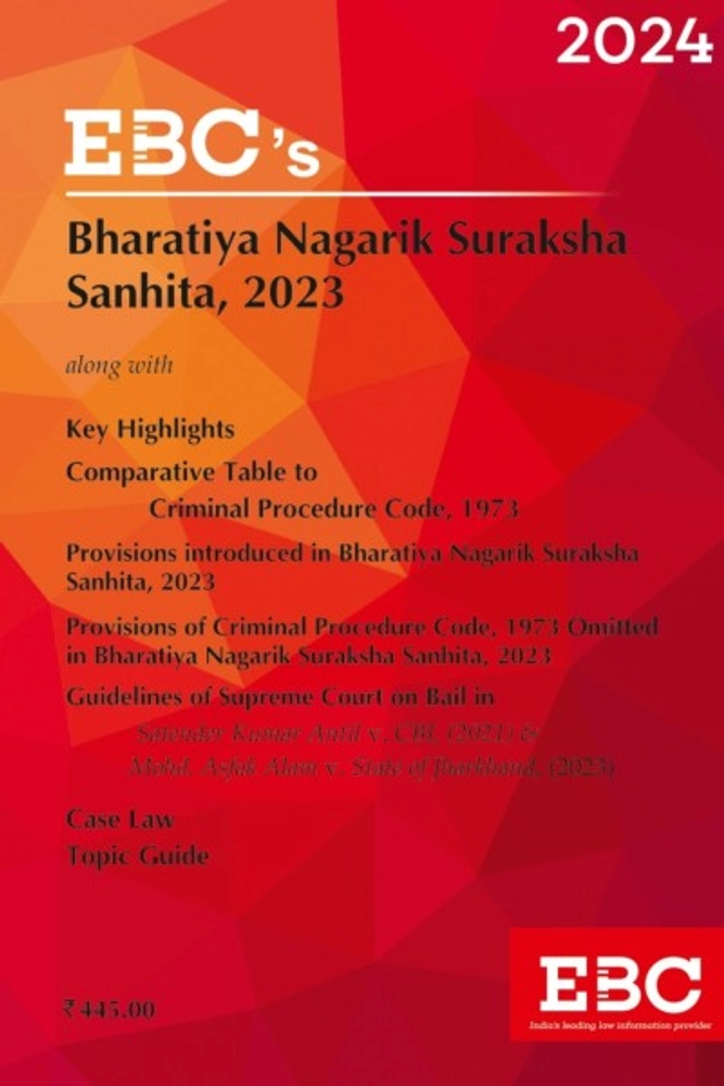 Bharatiya Nagarik Suraksha Sanhita, 2023 | EBC Webstore | 2023-2024