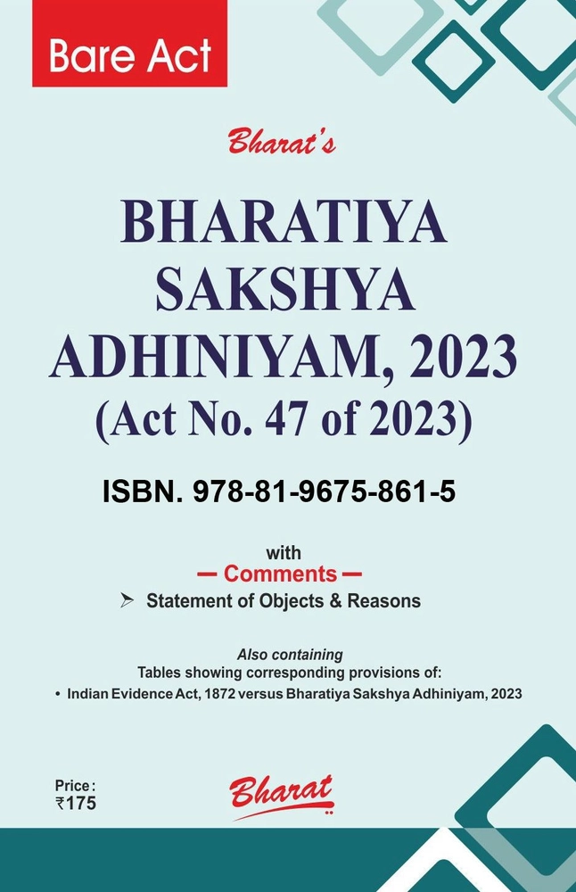 Bharatiya Sakshya Adhiniyam 2023 | Bharat Publication | 2023-2024