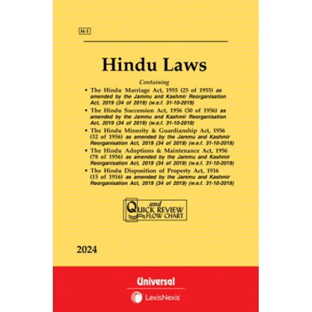 Hindu Laws Containing 5 Acts Bare Act Universal Lexis Nexis 2024 Edition 3921