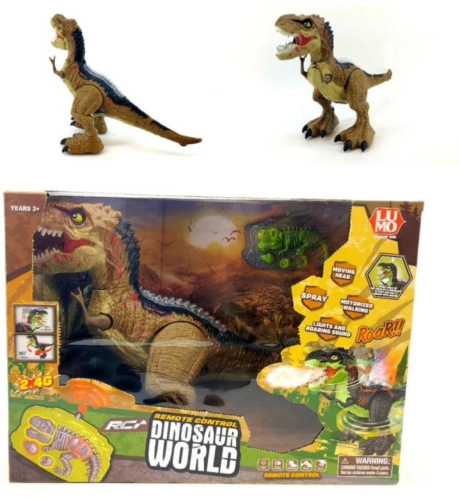 Remote Control Dinosaur Toy with Light & Roaring Sound