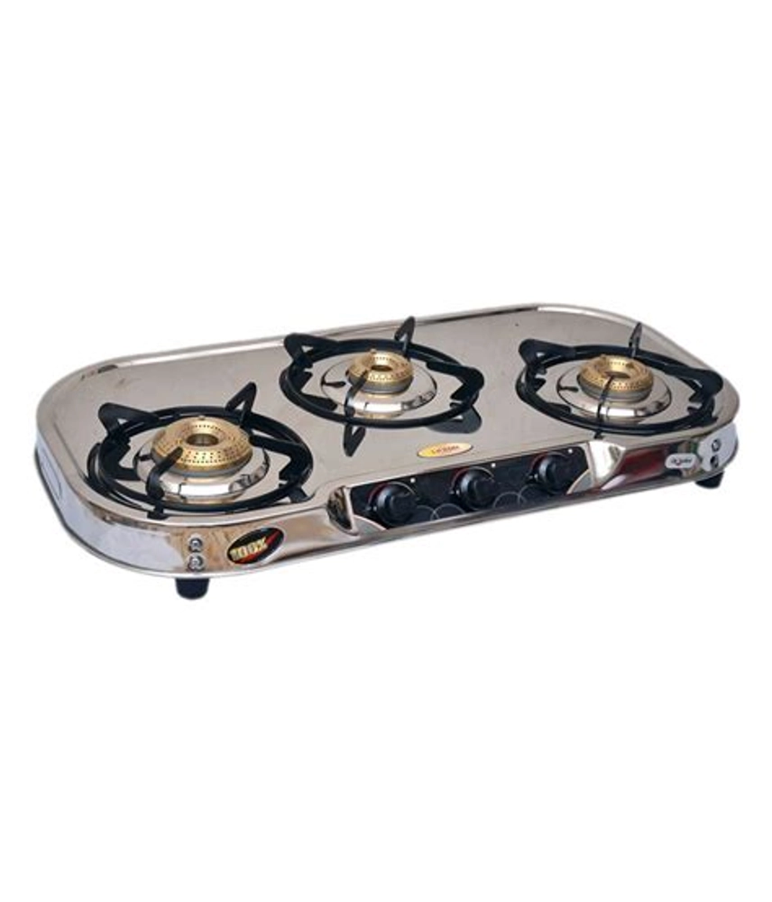 Laxmi super 3 burner deals gas stove