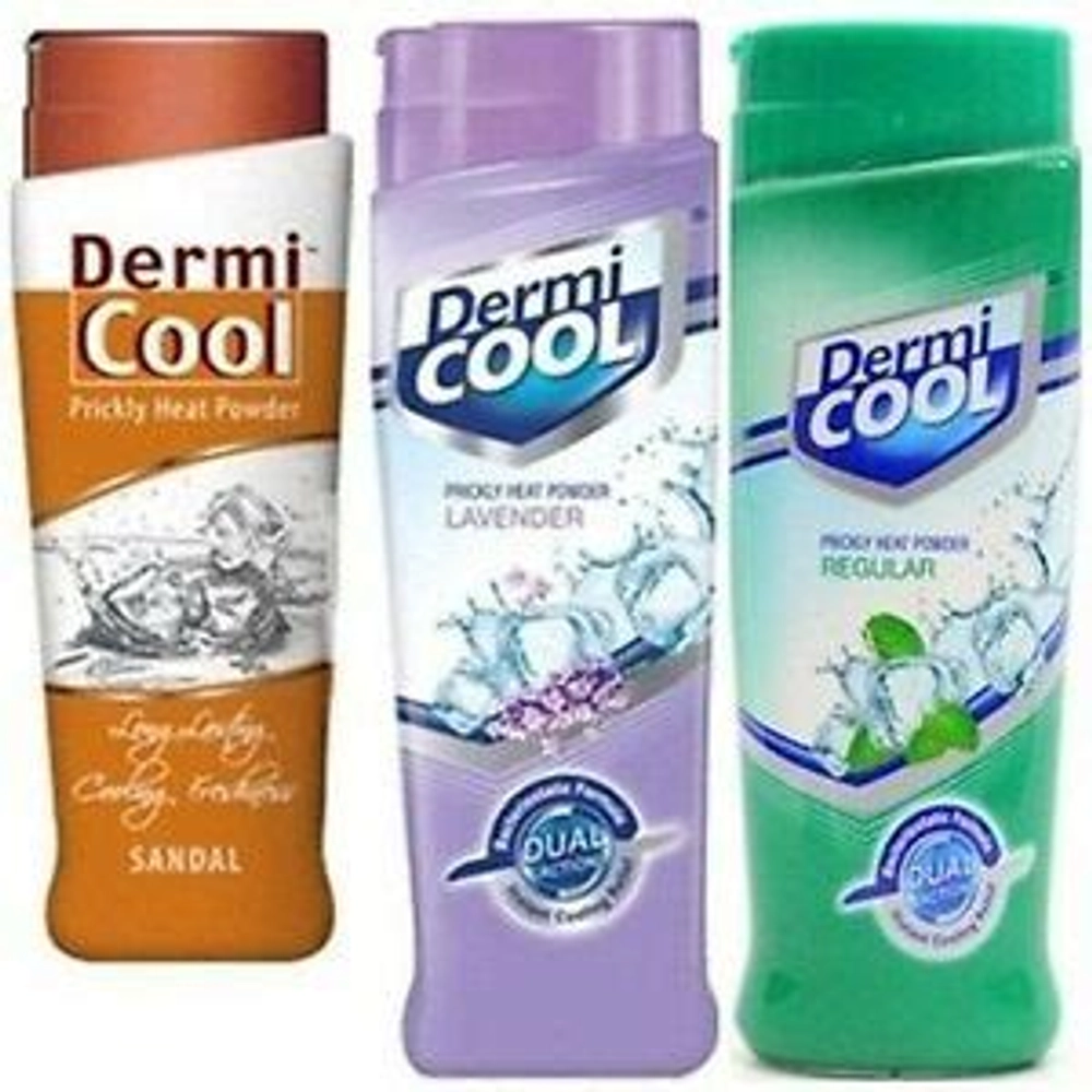 Dermi Cool Prickly Heat Powder Sandal (pack of 2)- 50 gm: Buy Dermi Cool  Prickly Heat Powder Sandal (pack of 2)- 50 gm at Best Prices in India -  Snapdeal