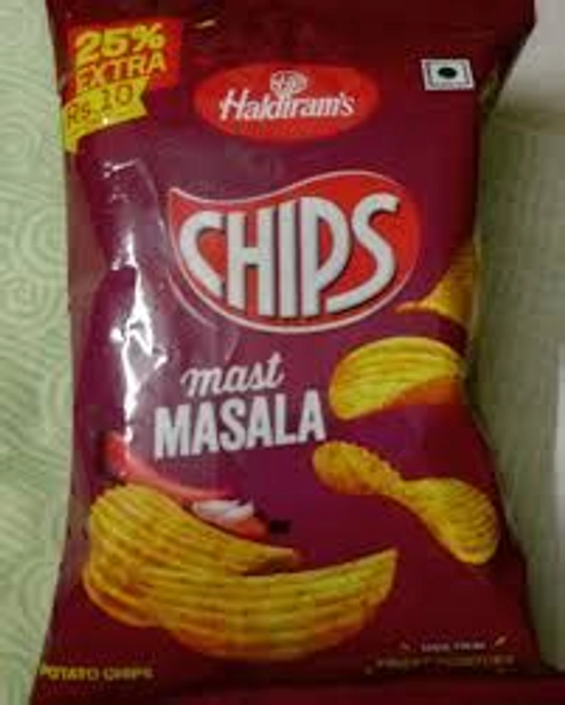 Buy Haldiram's Potato Chips Mast Masala MRP 20 online from Super Sasta ...