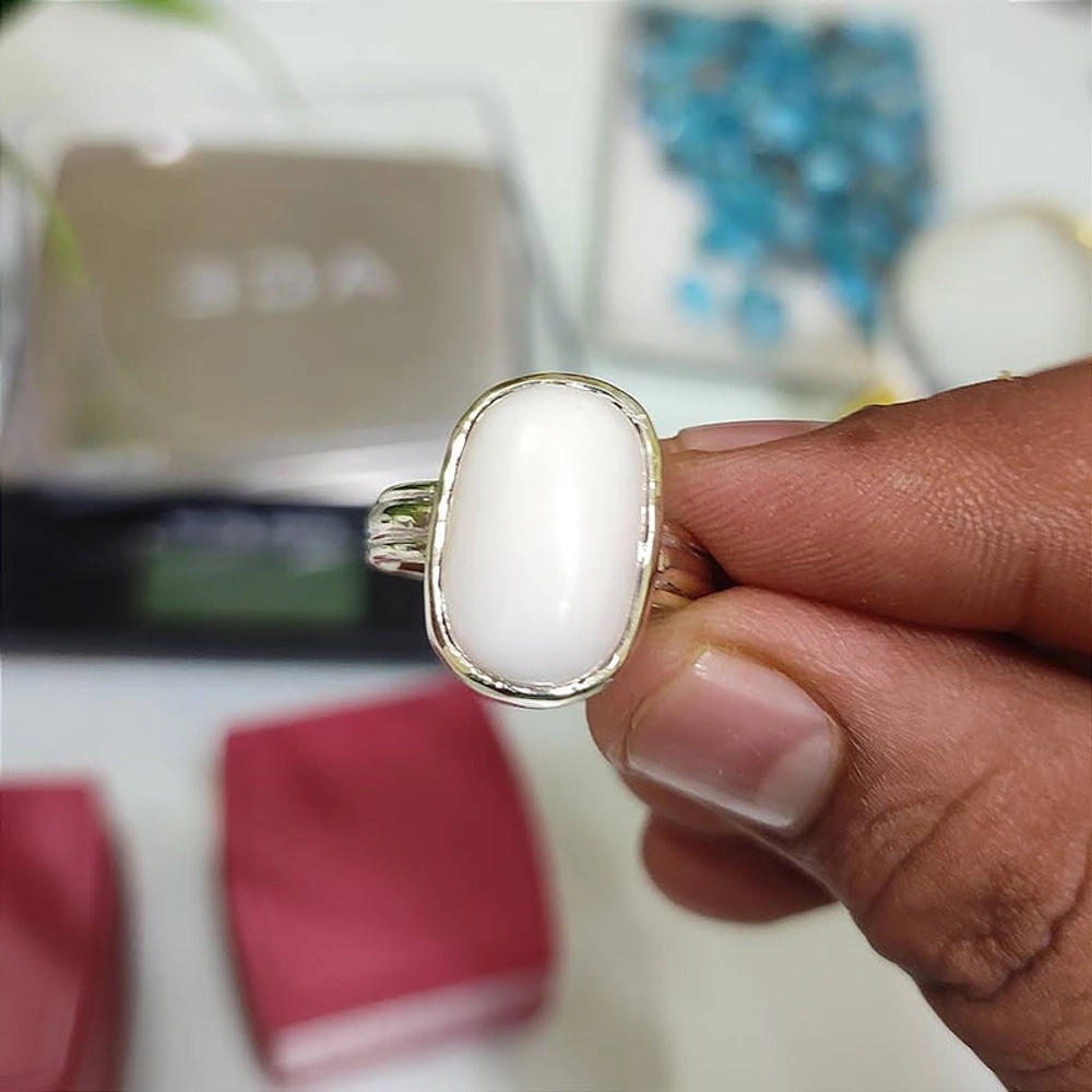Cream Ring Coral Fine Gemstone Rings for sale | eBay