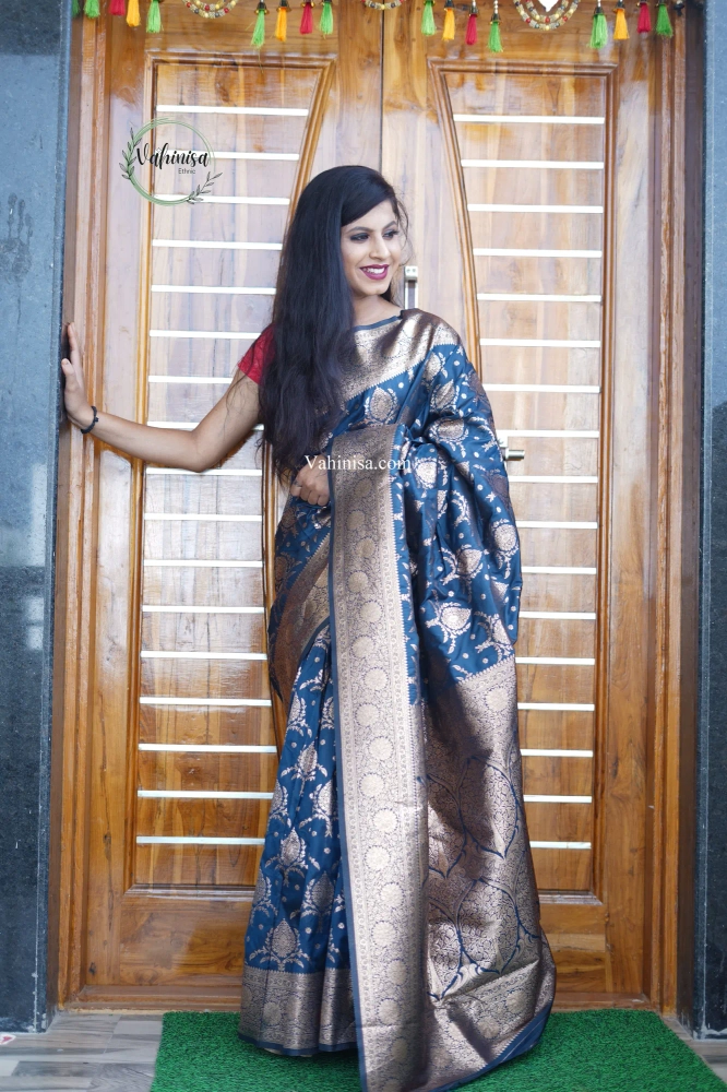  Nency Fashionwoven Design Banarasi Silk Saree / Charvi Drishya  Sarees
