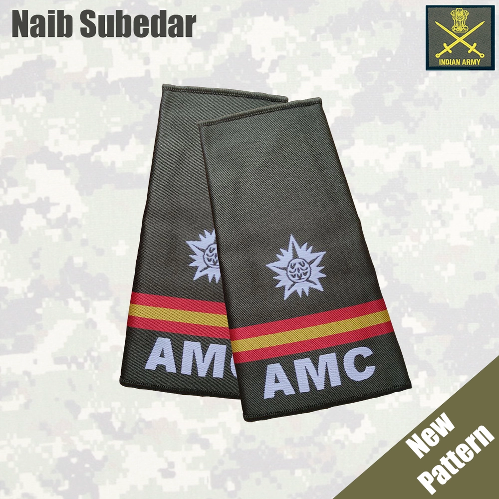 Indian Army Epaulette Shoulder Rank (Metal-Brass ) | Navyug