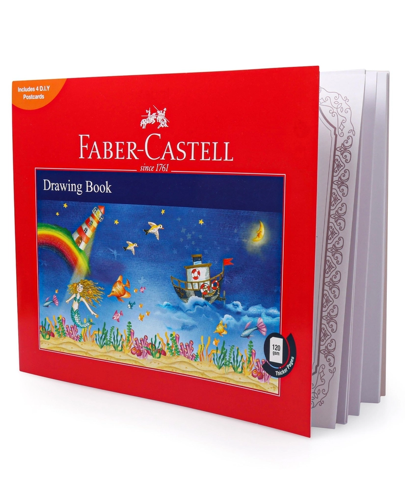 Faber Castell Drawing Book (120 GSM)-34.7*27.5cm (36 Pages)