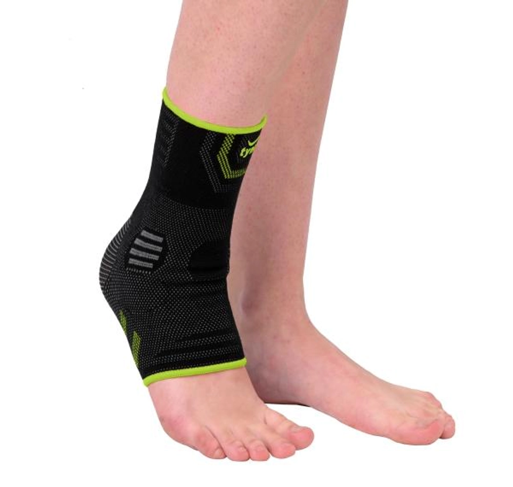 Tynor Ankle Support Air Pro - (Black/Orange) - Warrior Sports (India)