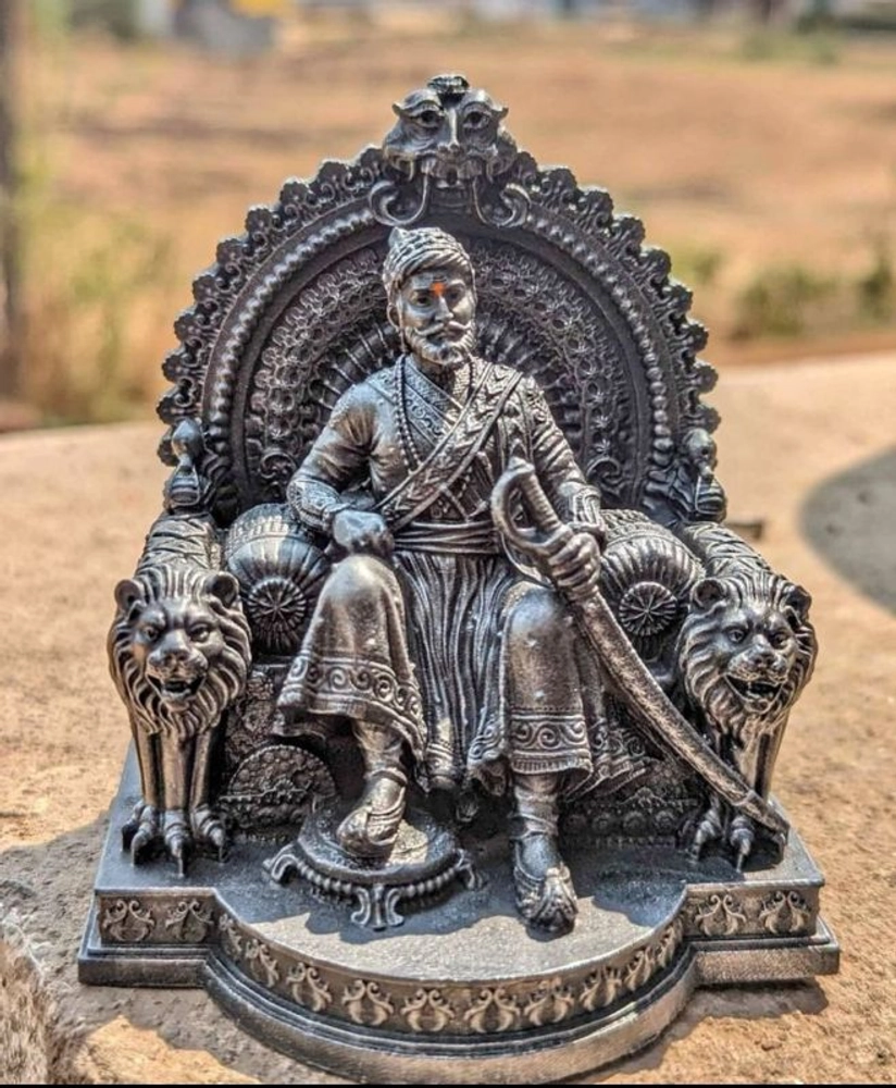 Buy Chatrapati Shivaji Maharaj Sinhasan 4.5 Inch Online From Vrusham ...