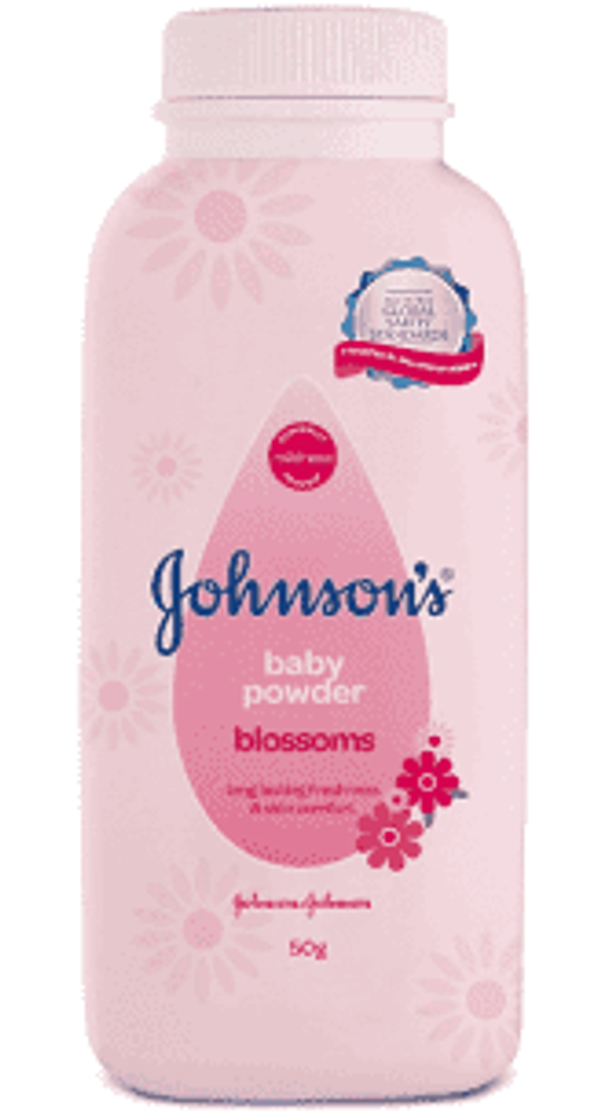 Johnson's blossoms baby shops powder