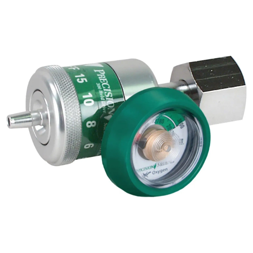 Buy Precision Medical EasyDial Reg 540 Nut Style 0-15 LPM Oxygen Regulator  online from Surgiqa Wholesale