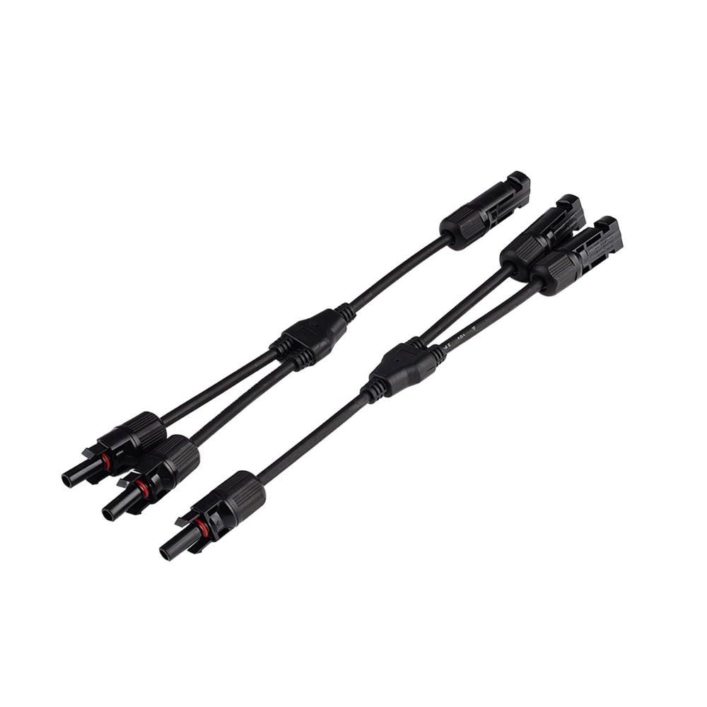 Buy MC4 Solar Panel Y Branch 2 to Cable Connector Parallel Solar Wire ...