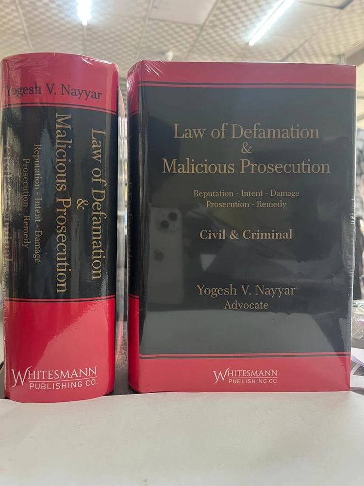 Law Of Defamation & Malicious Prosecution | Whitesmann Publication | 2023