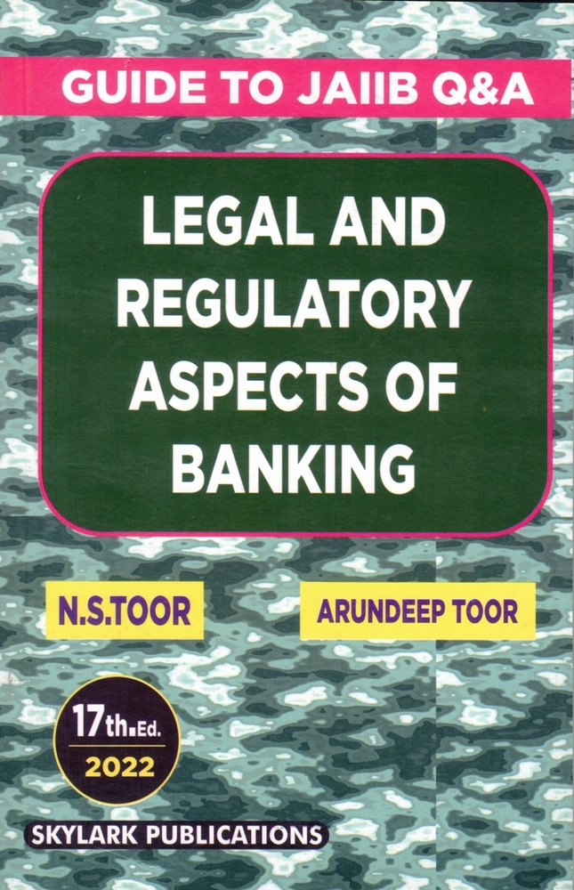 Legal And Regulatory Aspects Of Banking