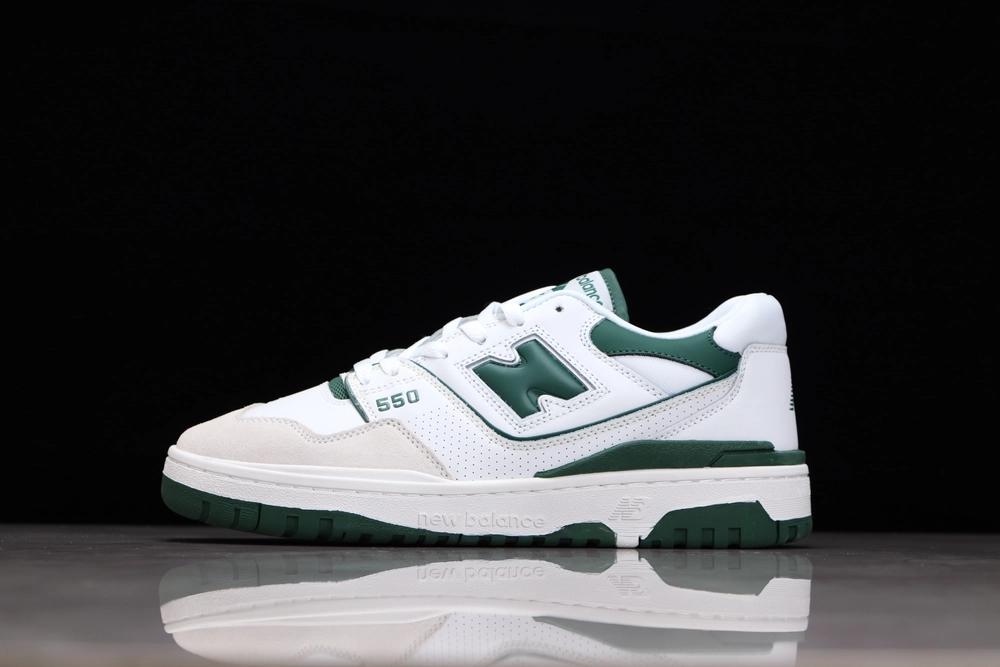 newbalance 550 white green