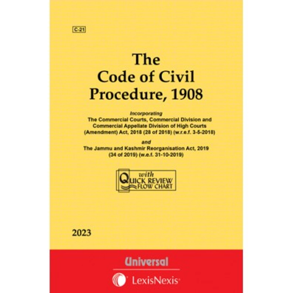 Code Of Civil Procedure, 1908 | Bare Act | Universal Lexis Nexis | 2023 ...