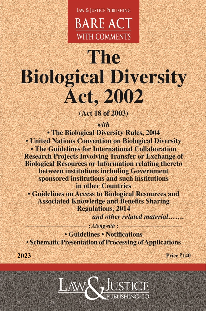 Biological Diversity Act, 2002 With Rules, Regulations, Convention ...