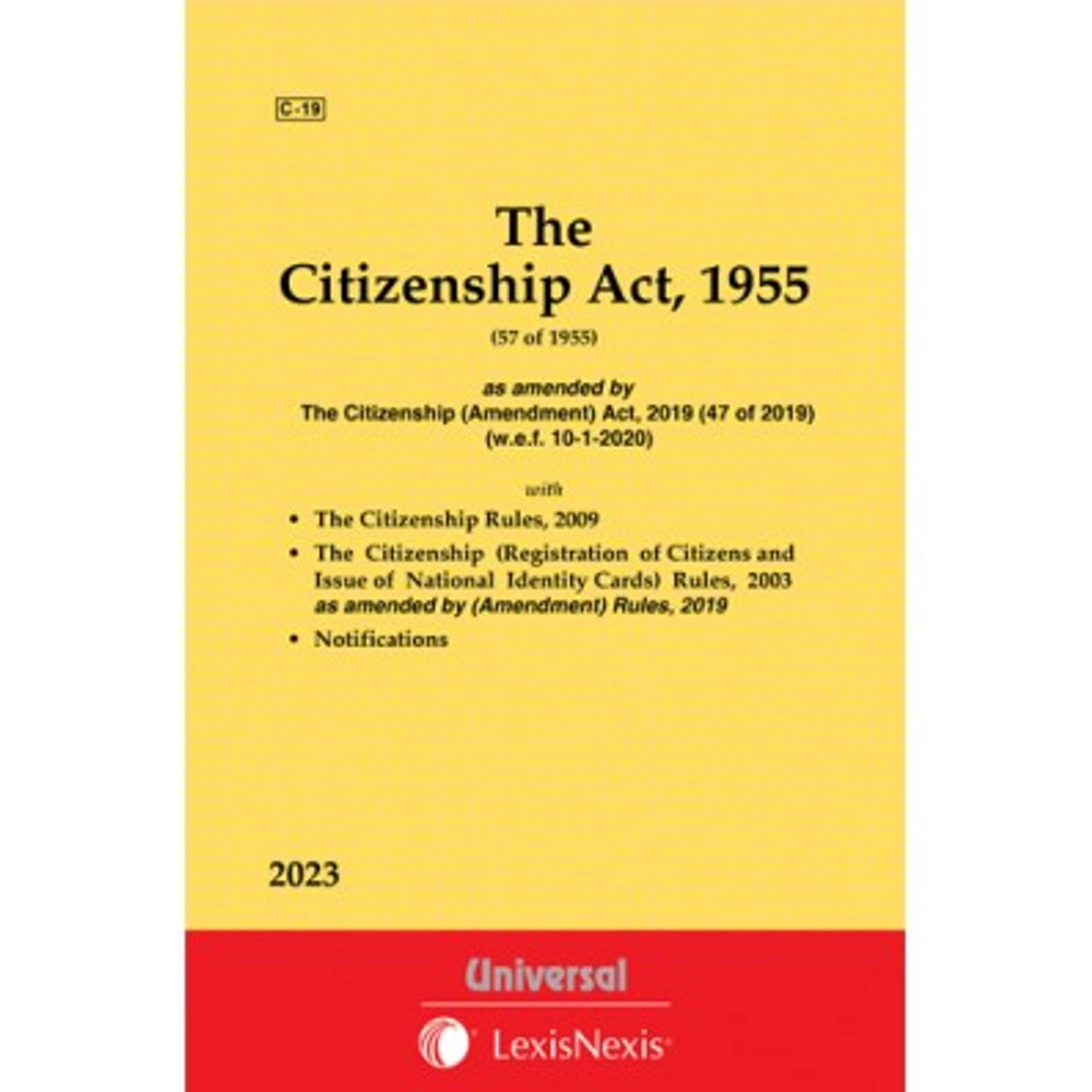 Citizenship Act, 1955 Along With The Citizenship Rules, 2009 | Bare Act ...