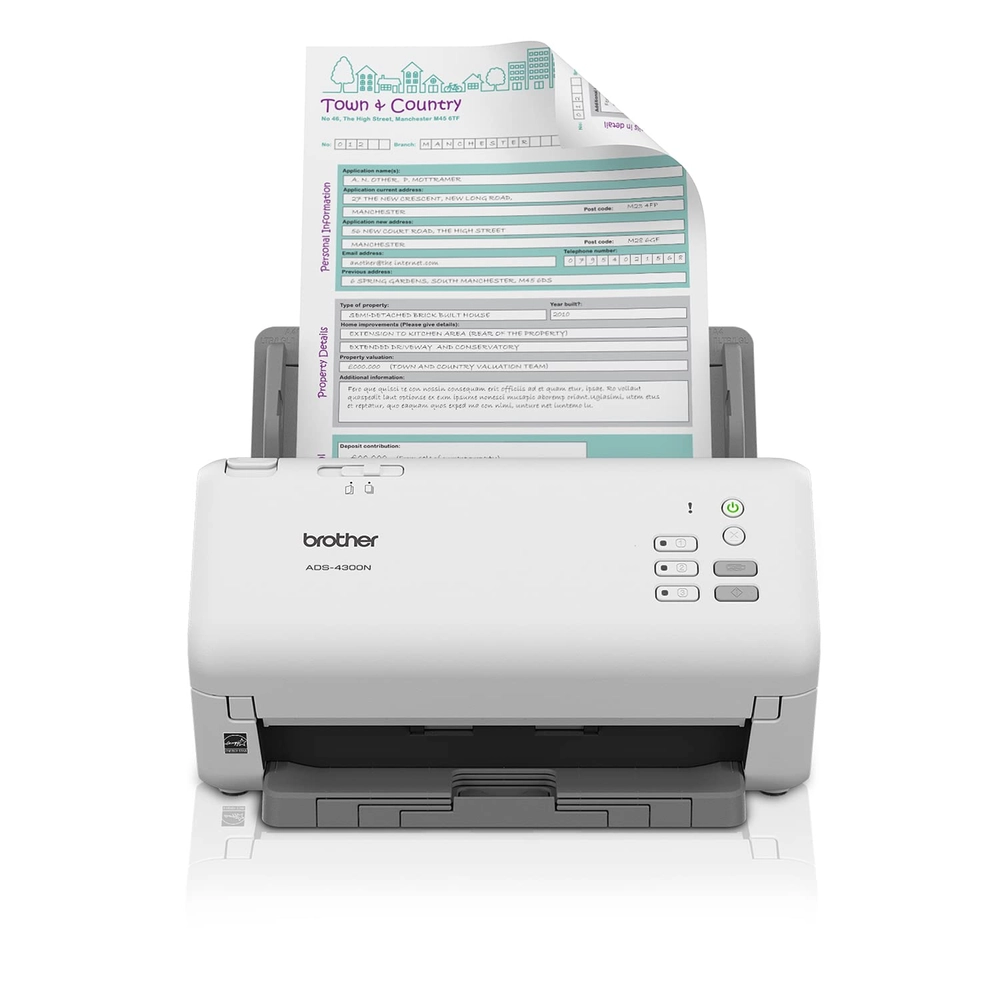 Brother desktop scanner ads 4300n image business machines