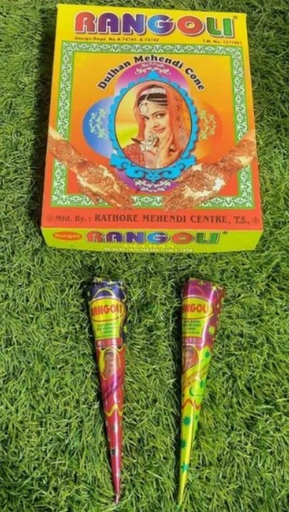 Original Rangoli Dulhan Mehendi Cone (1 Cone).