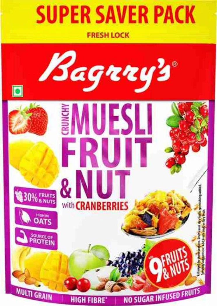 Baggrys Fruit And Nuts Muesli