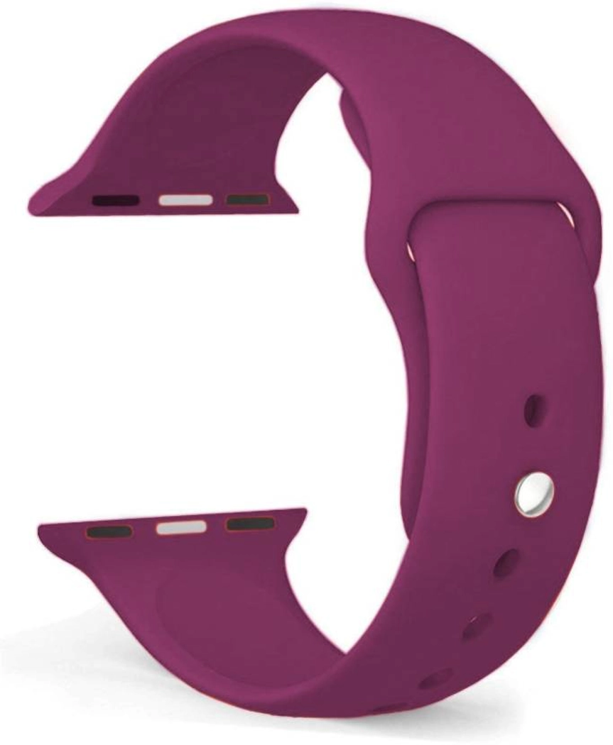 Replacement Straps Compatible with Apple Watch Bands 42mm 44mm Sport Silicone Soft Band for Apple Watch (Purple)